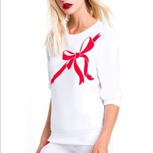 Wildfox Present Bow sweater Christmas party